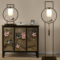 新中式台灯客厅怀旧高档别墅艺术古典禅意书房复古中国风落地灯