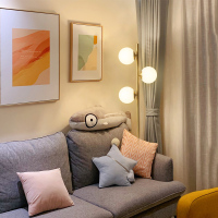 月影灯饰北欧落地灯极简客厅少女ins风卧室网红台灯