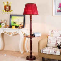 美式乡村落地灯地中海卧室床头复古创意书房客厅温馨欧式落地台灯