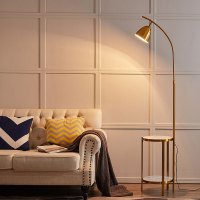 北欧钓鱼落地灯客厅卧室沙发边创意金色美式床头茶几台地灯