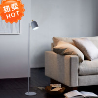 北欧马卡龙客厅书房阅读灯儿童房卧室床头立式台灯现代简约落地灯