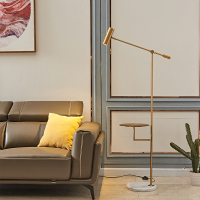 北欧落地灯ins风客厅书房网红卧室床头灯大理石茶几落地台灯