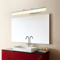 现代简约镜前灯防水防雾浴室卫生间镜灯壁灯不锈钢镜柜灯灯