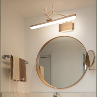 卫生间镜前灯镜灯美式鹿角浴室镜柜灯梳妆台灯化妆灯洗手间灯