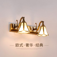 欧式镜前灯卫生间美式浴室镜灯梳妆台镜柜灯洗手间化妆壁灯