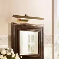 镜前灯美式 电镀仿铜卫生间镜柜专用灯具创意壁灯具