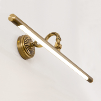 全铜欧式镜前灯卫生间浴室镜柜灯美式壁灯复古镜灯浴柜灯具