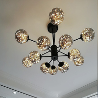 吊灯客厅灯北欧现代简约满天星魔豆灯餐厅网红ins少女卧室灯