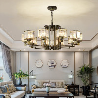 新中式吊灯客厅灯2020年新款水晶吊灯餐厅中国风灯具