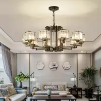 新中式吊灯客厅灯2020年新款水晶吊灯餐厅中国风灯具