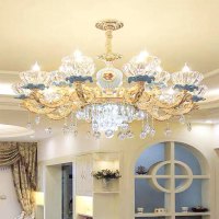 欧式吊灯客厅灯奢华大气2020新款家用卧室现代简约餐厅水晶灯