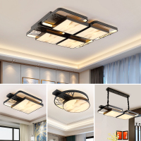 新中式吸顶灯客厅灯2020年新款现代简约中国风餐厅卧室灯山水灯具