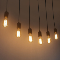 工业风吊灯复古酒吧吧台灯饰网红灯服装店咖啡店爱迪生灯泡吊线灯