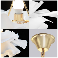 北欧卧室灯温馨浪漫ins灯饰网红客厅灯创意个性现代简约餐厅吊灯