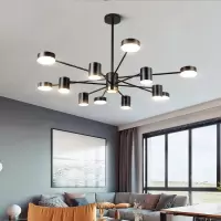 北欧灯具吊灯客厅家用三室两厅套装餐厅吊灯卧室全屋套餐