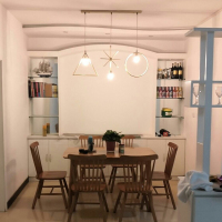 月影灯饰北欧风格吧台小吊灯现代简约餐厅吊灯三头创意客厅灯具