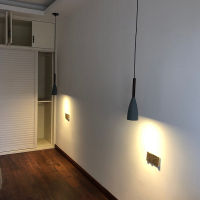 北欧卧室床头小吊灯单头创意个性酒店吧台灯餐厅吊灯家用现代简约