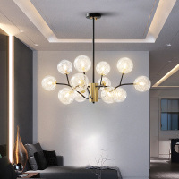 客厅吊灯客厅灯2020年新款大气创意北欧灯具 现代简约魔豆灯