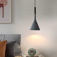床头吊灯 现代简约北欧ins网红风床头小吊灯餐厅极简卧室吊灯