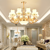 欧式吊灯奢华大气家用客厅灯餐厅主卧室大厅锌合金吊灯具