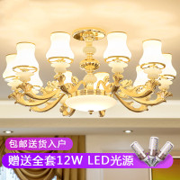 欧式客厅吊灯现代简约客厅灯具大气家用大厅奢华网红新款灯饰