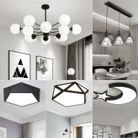 吊灯北气网红魔豆灯现代简约创意个性风格卧室客厅灯套餐