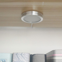 超薄柜内灯暧黄色柜底衣柜开关开门亮接有线内车灯自粘橱柜感应灯