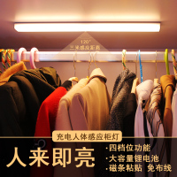 感应灯光控小夜灯走廊衣柜灯充电壁橱柜灯酒柜电池创意节能灯
