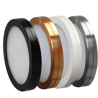 超薄橱柜灯12v暧光展柜射灯吊衣柜书柜酒柜内底厨房灯自粘筒灯