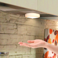 充电人体感应光控小夜灯过道衣柜橱柜后备箱鞋柜柜底灯电池