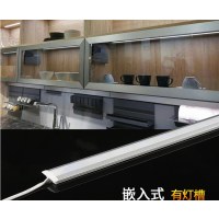 定制嵌入式衣柜线条灯超薄展柜吊柜橱柜灯货架层板灯可暗装