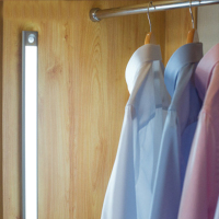 超薄人体红外线感应卧室起夜灯鞋柜衣柜灯灯充电免布线橱柜灯