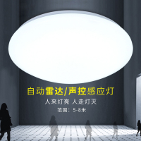 声光控吸顶灯雷达工程专用过道走廊楼梯楼道声控人体感应灯