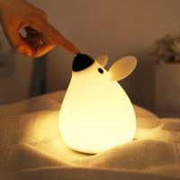 硅胶小夜灯卧室床头新生婴儿宝宝起夜喂奶护眼充电式哺乳月子睡眠