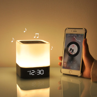 无线蓝牙音响小夜灯音乐箱闹钟卧室床头温馨伴睡女生宿舍少女ins