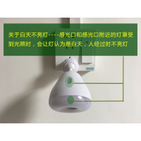 插电式人体感应灯红外线洗手间夜灯楼道卫生间走廊过道春之息