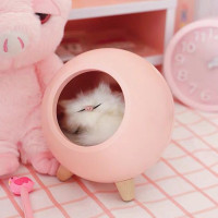 猫咪小夜灯创意台灯卧室ins睡眠灯少女心浪漫网红灯饰氛围床头灯