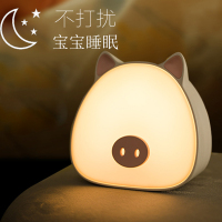 小夜灯充电式婴儿喂奶护眼台灯床头女生宿舍触摸感应不插电节能灯