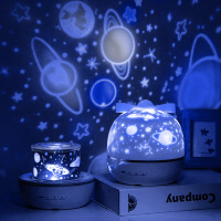 星空仪投影仪小夜灯卧室创意网红梦幻浪漫满天星儿童星星旋转小灯