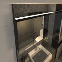 浴室柜镜前灯卫生间镜柜灯 免打孔现代简约洗手间超长条墙壁灯