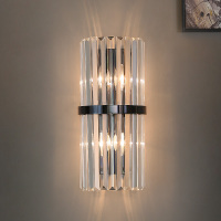 简约后现代电视背景墙水晶壁灯创意客厅卧室床头过道楼梯壁灯