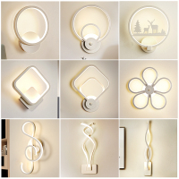 床头灯壁灯北欧卧室现代简约创意客厅十字墙壁造型灯楼梯过道