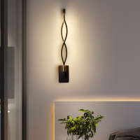 壁灯北欧简约卧室床头极简超亮灯个性创意十字墙上现代客厅灯