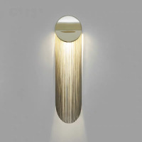 网红后现代创意流苏客厅壁灯艺术床头卧室书房设计师样板房灯