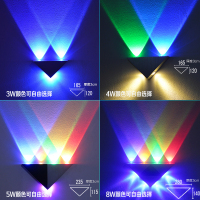 背景墙走廊过道三角形壁灯家用酒吧ktv客厅卧室床头 装饰灯光