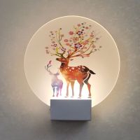 北欧壁灯现代简约卧室床头创意个性温馨书房走廊过道墙壁灯具