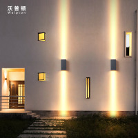 户外防水双头上下壁灯过道创意简约庭院灯室装饰外墙小壁灯具