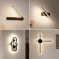 壁灯卧室床头灯现代简约楼梯客厅背景墙壁灯可旋转过道墙壁灯