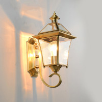 欧式全铜壁灯户外防水大门灯客厅卧室床头灯美式门厅灯过道阳台灯