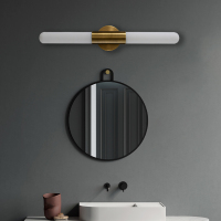 后现代全铜壁灯客厅背景墙卧室床头卫生间镜前壁灯过道走廊灯